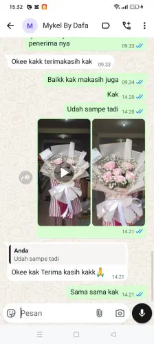 Testimonial Buket Bunga paramount serpong