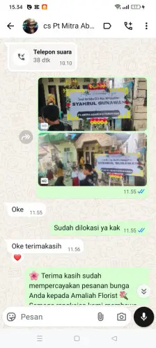 Testimonial Papan Bunga paramount serpong